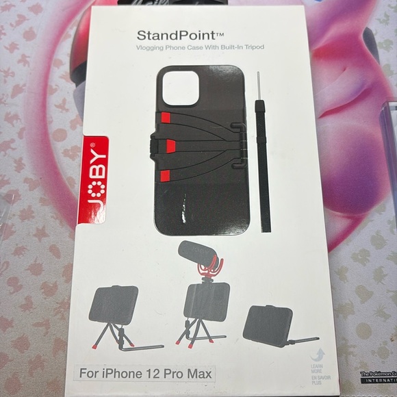 Joby standpoint vlogging phone case with build in tripod for iPhone 12 Pro Max - Picture 1 of 2